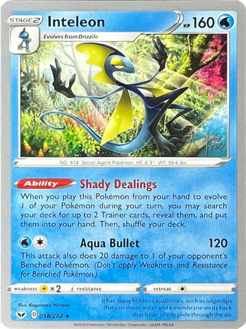 Inteleon (058) - 2022 (Rikuto Ohashi) 58 - World Championship Decks