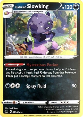 Galarian Slowking (Cosmos Holo) 98 - Miscellaneous Cards & Products Holofoil
