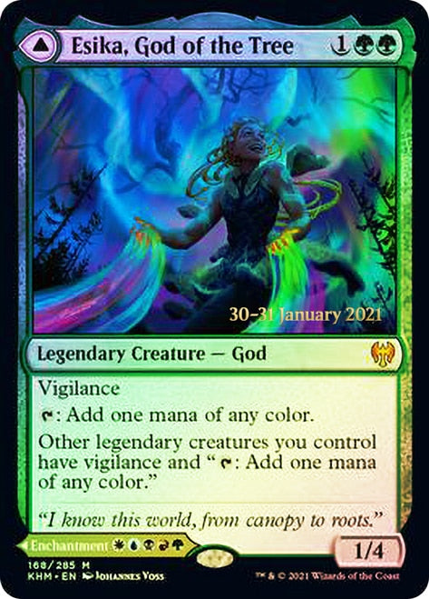 Esika, God of the Tree (PRE-168) - Kaldheim Promos Foil