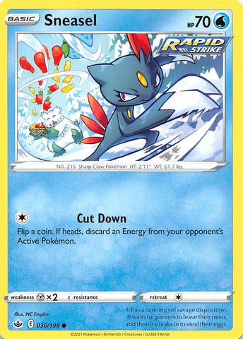 Sneasel 30/198 - SWSH06 Chilling Reign