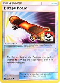 Escape Board - 122/156 (League Cup) - League & Championship Cards Reverse Holofoil