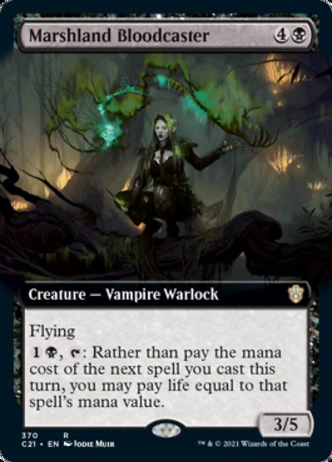 Marshland Bloodcaster (Extended Art) (C21-370) - Commander 2021: (Extended Art)