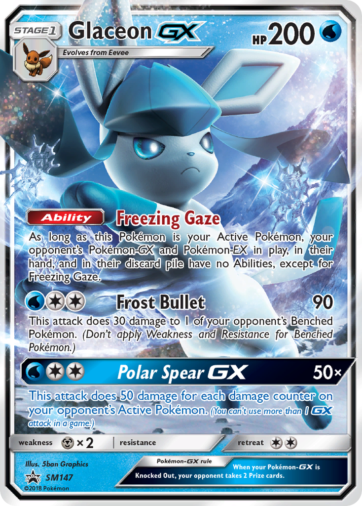 Glaceon GX - SM147 SM147/248 - SM Promos Holofoil