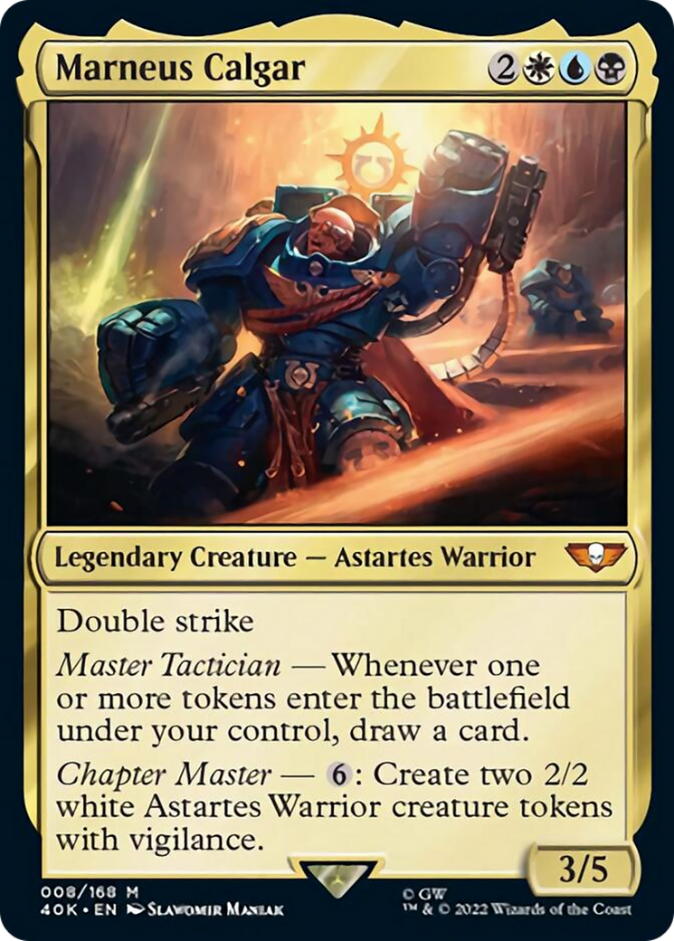 Marneus Calgar (Surge Foil) (40K-008) - Warhammer 40,000 Commander Foil