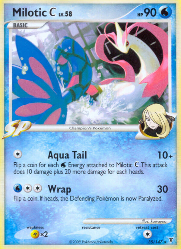 Milotic C - 35/147 (DPPt Supreme Victors) - Deck Exclusives Holofoil