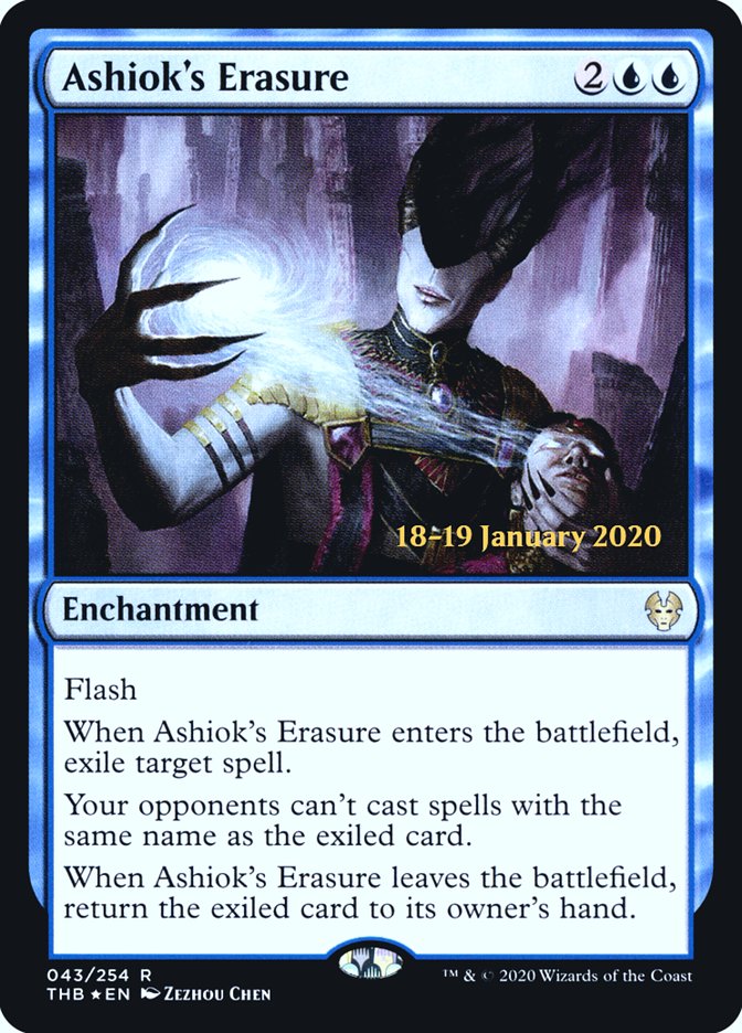 Ashiok's Erasure (PRE-043) - Theros Beyond Death Promos Foil
