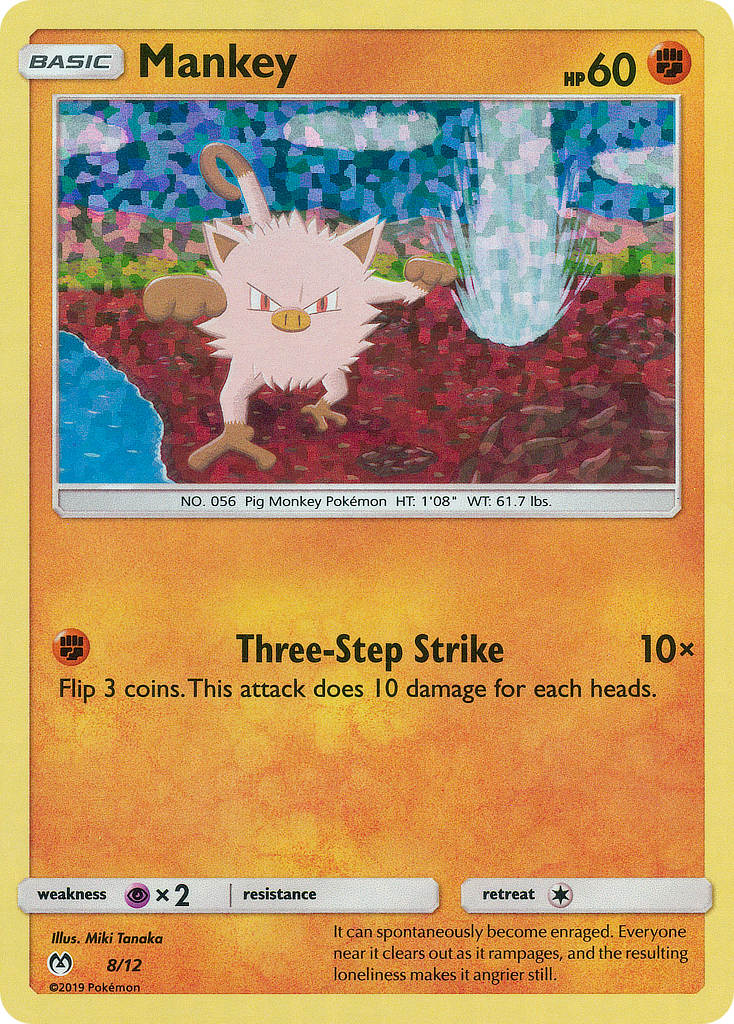 Mankey - 8/12/12 - McDonalds Promos 2019 Holofoil