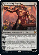 Karn, Living Legacy (PRE-001) - Dominaria United Promos Foil