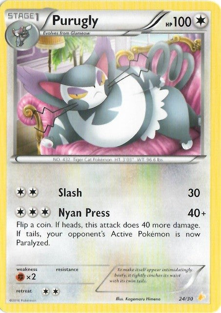 Purugly (24) - XY Trainer Kit Pikachu Libre & Suicune