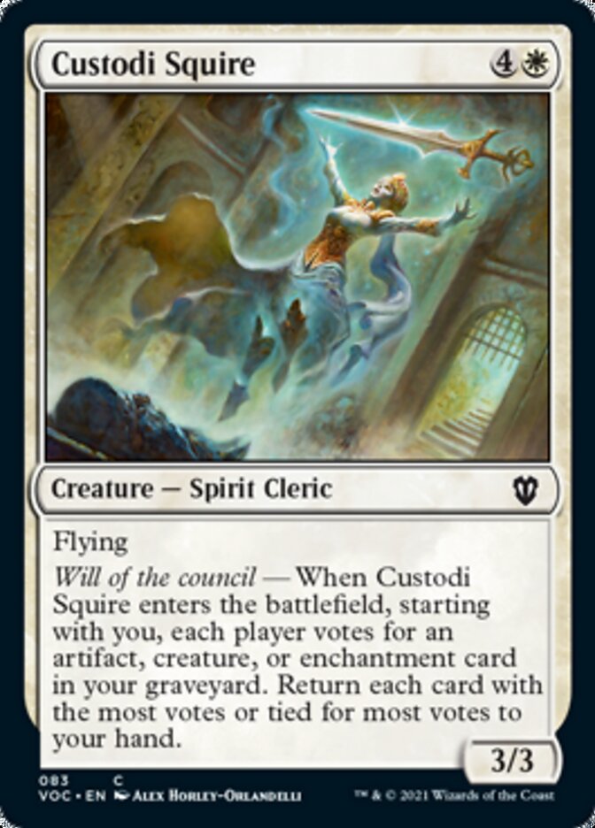 Custodi Squire (VOC-083) - Crimson Vow Commander