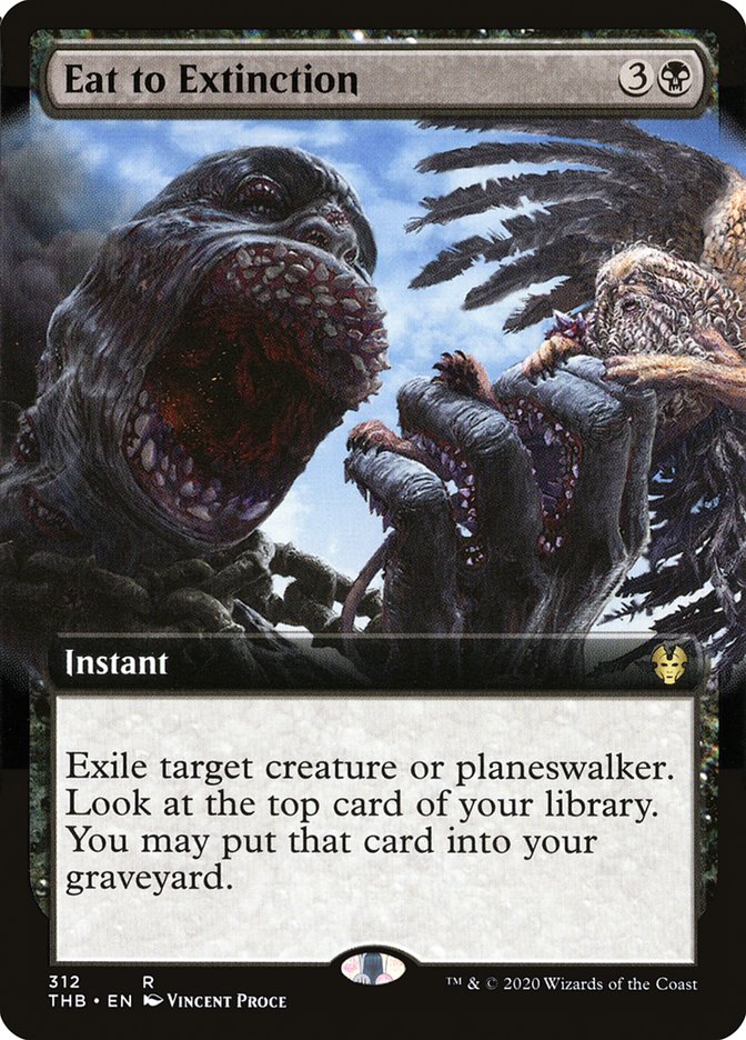Eat to Extinction (Extended Art) (THB-312) - Theros Beyond Death: (Extended Art)