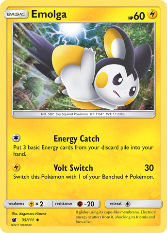 Emolga 35/111 - SM  Crimson Invasion