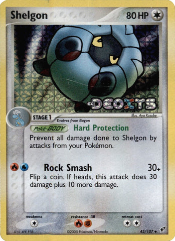 Shelgon/107 - Deoxys Reverse Holofoil