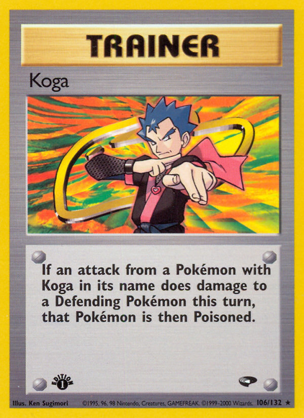 Koga (106) 106/132 - Gym Challenge 1st Edition