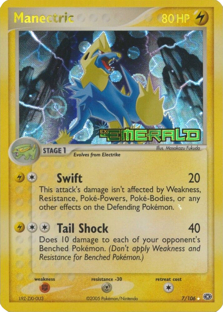 Manectric - 007/106 7/106 - Emerald Reverse Holofoil
