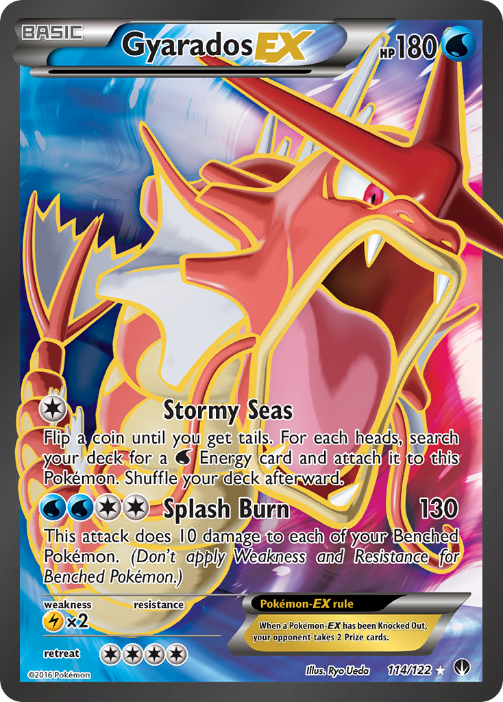 Gyarados EX (Full Art) 114/122 - XY  BREAKpoint Holofoil