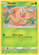 Weedle 1/111 - SM  Crimson Invasion