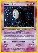 Unown [A] (14) 14/75 - Neo Discovery 1st Edition Holofoil