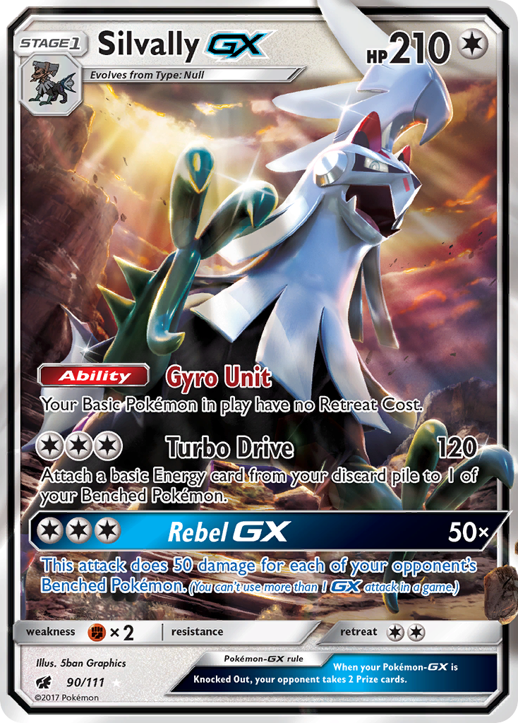 Silvally GX 90/111 - SM  Crimson Invasion Holofoil
