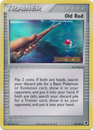 Old Rod/101 - Dragon Frontiers Reverse Holofoil