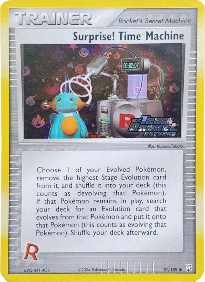 Surprise! Time Machine 91/109 - Team Rocket Returns Reverse Holofoil