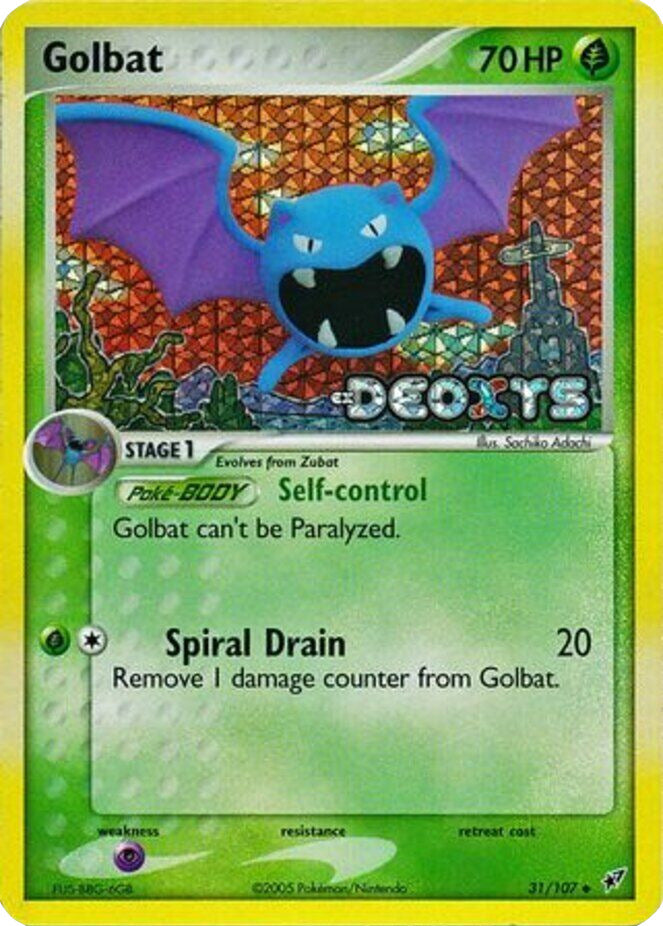 Golbat/107 - Deoxys Reverse Holofoil