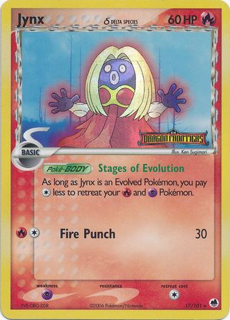Jynx (Delta Species)/101 - Dragon Frontiers Reverse Holofoil