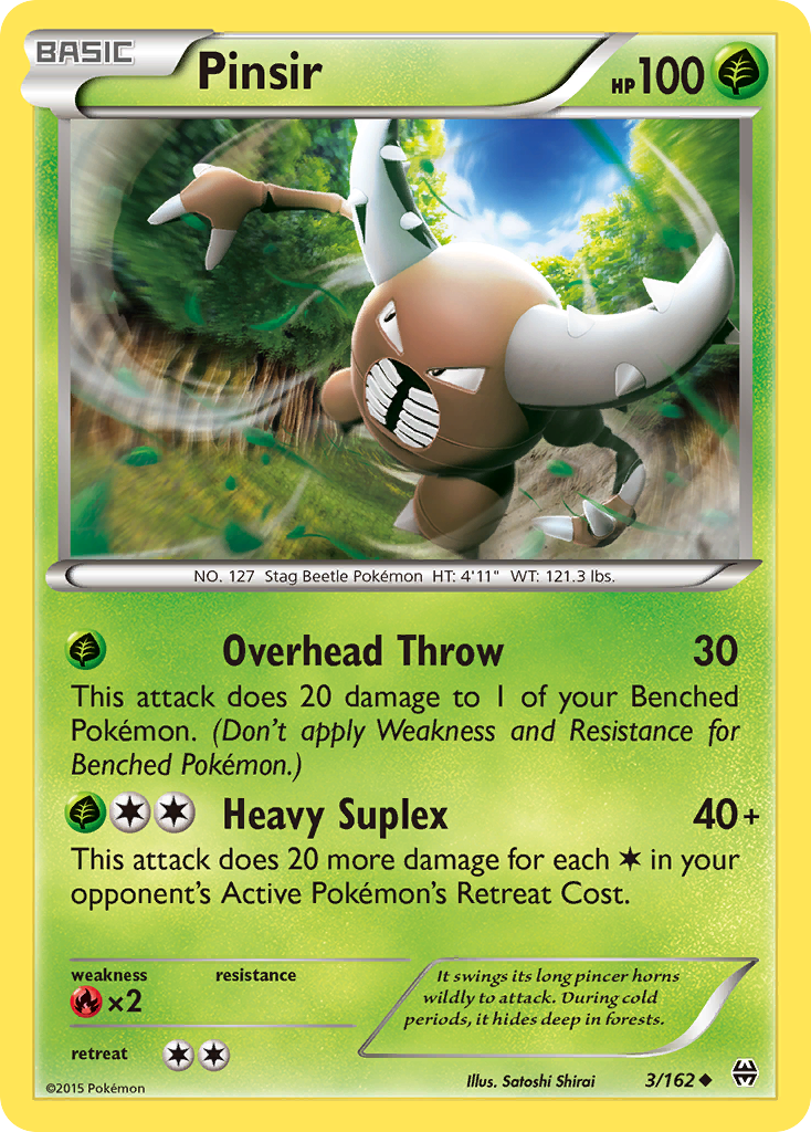 Pinsir 3/162 - XY  BREAKthrough