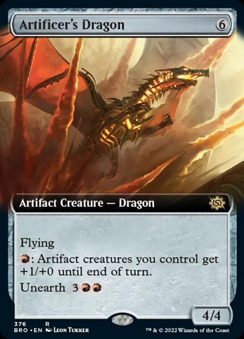 Artificer's Dragon (Extended Art) (BRO-376) - The Brothers' War: (Extended Art)