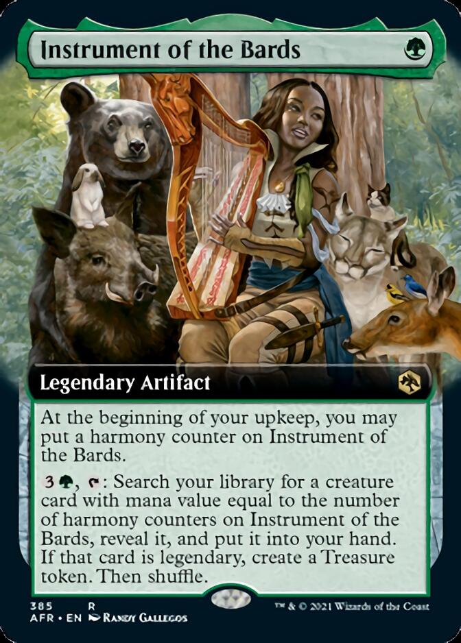 Instrument of the Bards (Extended Art) (AFR-385) - Adventures in the Forgotten Realms: (Extended Art)