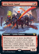 Akki Battle Squad (Extended Art) (NEC-057) - Neon Dynasty Commander: (Extended Art)