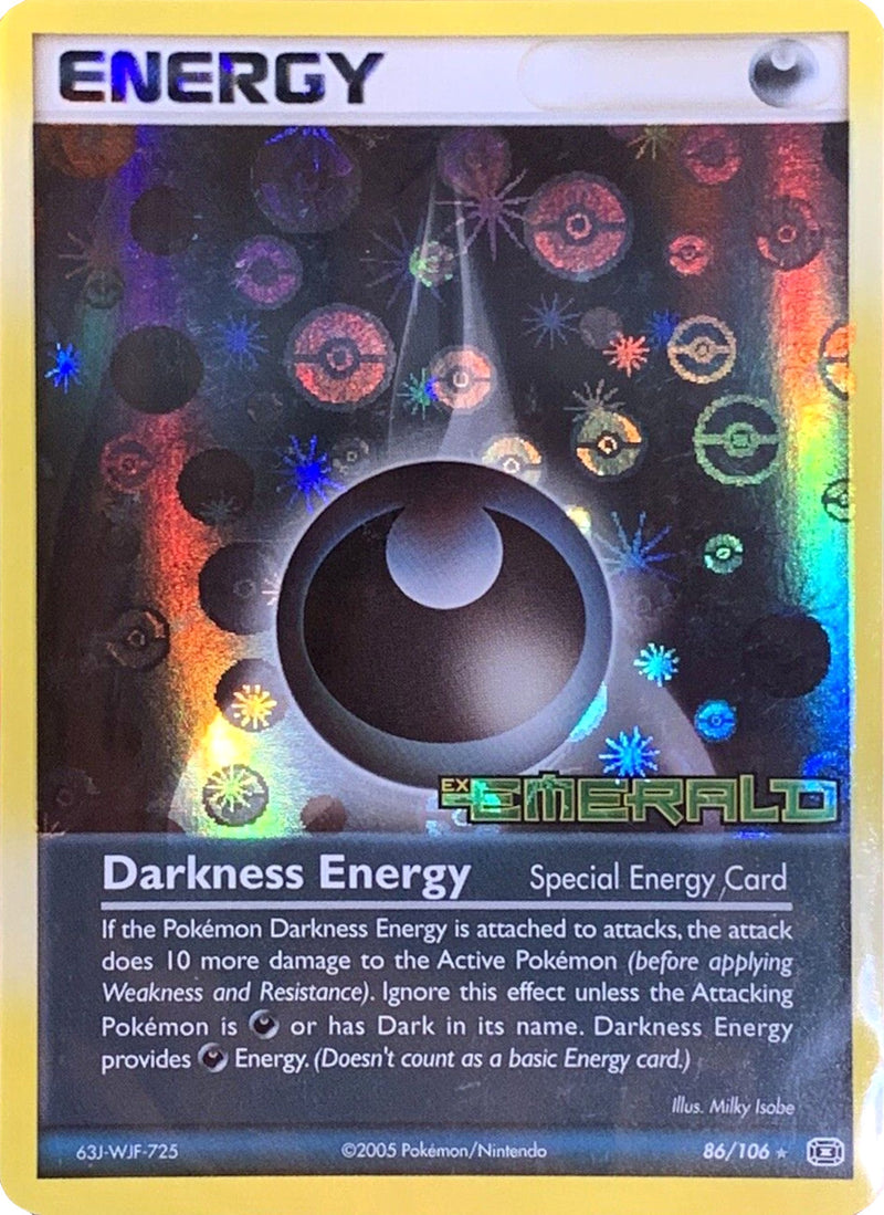Darkness Energy (Special)/106 - Emerald Reverse Holofoil