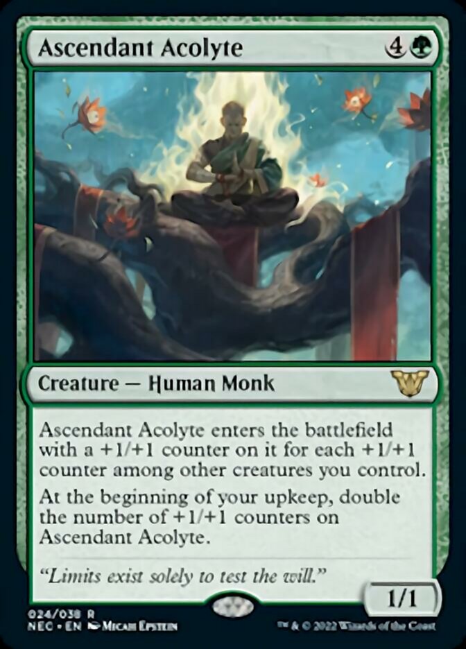 Ascendant Acolyte (NEC-024) - Neon Dynasty Commander
