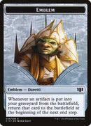 Emblem - Daretti, Scrap Savant // Tuktuk the Returned Double-Sided Token (C14-36 // 31) - Commander 2014 Tokens