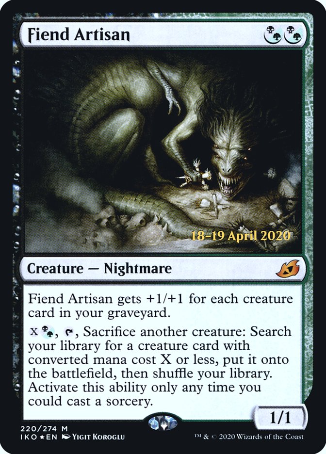 Fiend Artisan (PRE-220) - Ikoria: Lair of Behemoths Promos Foil