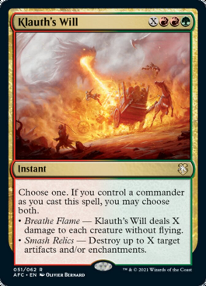 Klauth's Will (AFC-051) - Forgotten Realms Commander