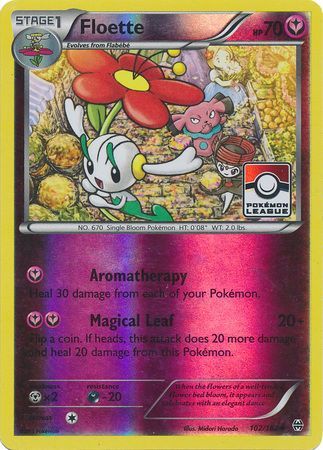 Floette - 102/162 (Pokemon League) 102 - League & Championship Cards Reverse Holofoil