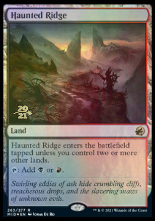 Haunted Ridge (PRE-263) - Innistrad: Midnight Hunt Promos Foil
