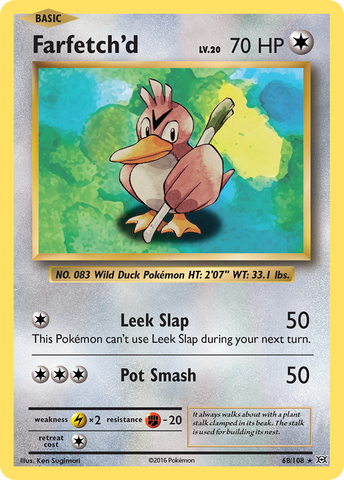 Farfetch'd 68/108 - XY  Evolutions