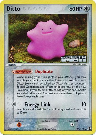 Ditto 35/113 - Delta Species Reverse Holofoil
