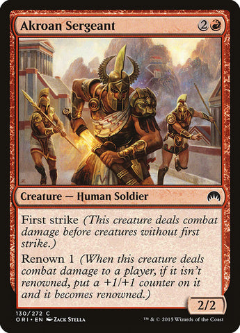 Akroan Sergeant (ORI-130) - Magic Origins