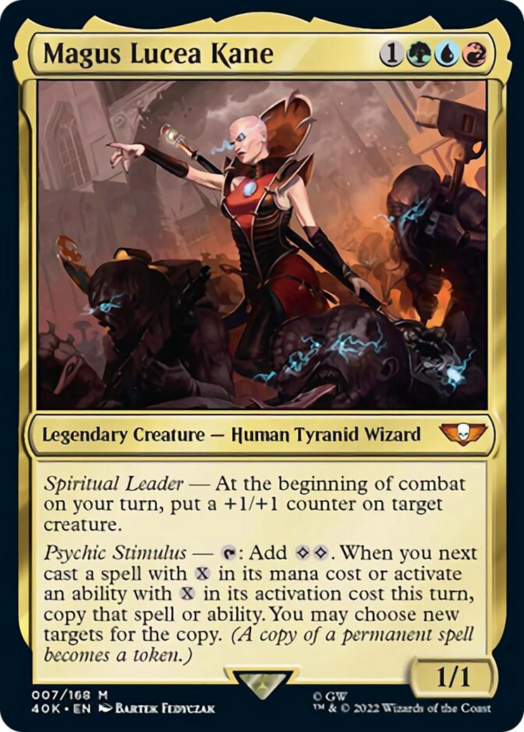 Magus Lucea Kane (Surge Foil) (40K-007) - Warhammer 40,000 Commander Foil