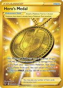 Hero's Medal (Secret) 201/185 - SWSH04 Vivid Voltage Holofoil