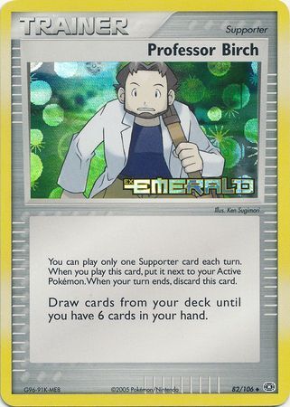 Professor Birch/106 - Emerald Reverse Holofoil