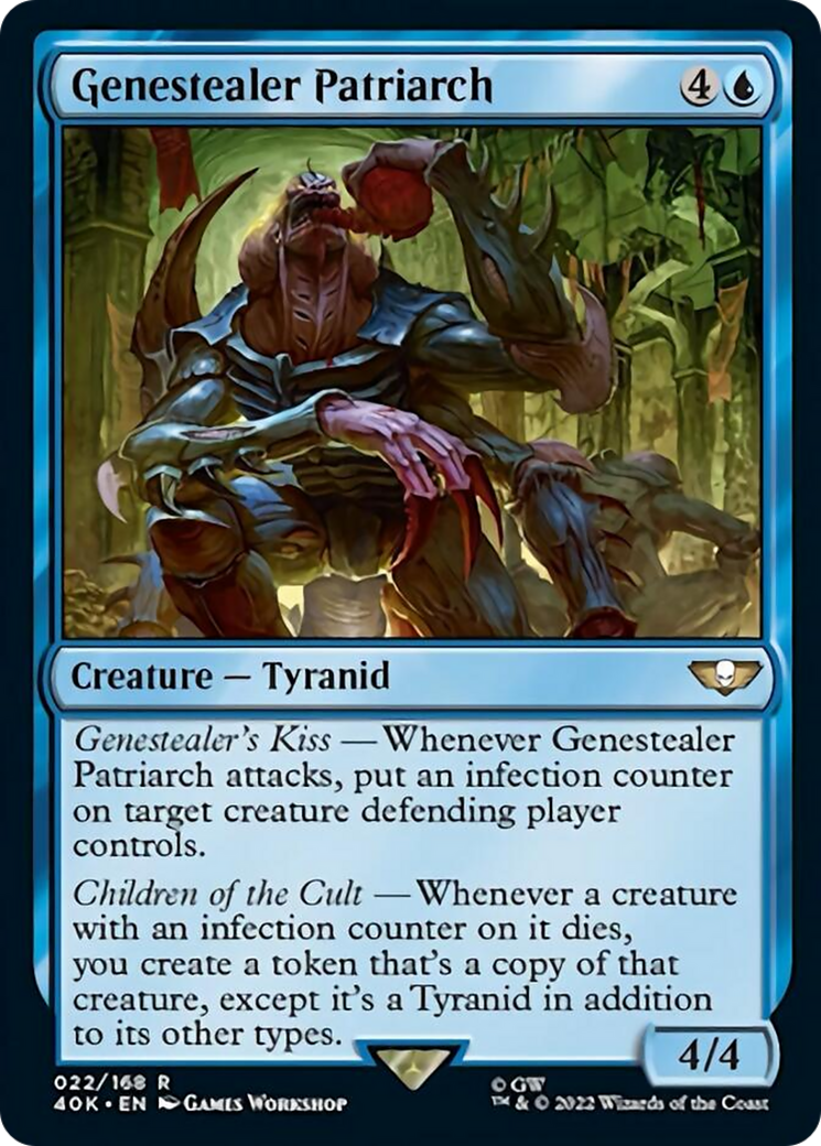 Genestealer Patriarch (Surge Foil) (40K-022) - Warhammer 40,000 Commander Foil