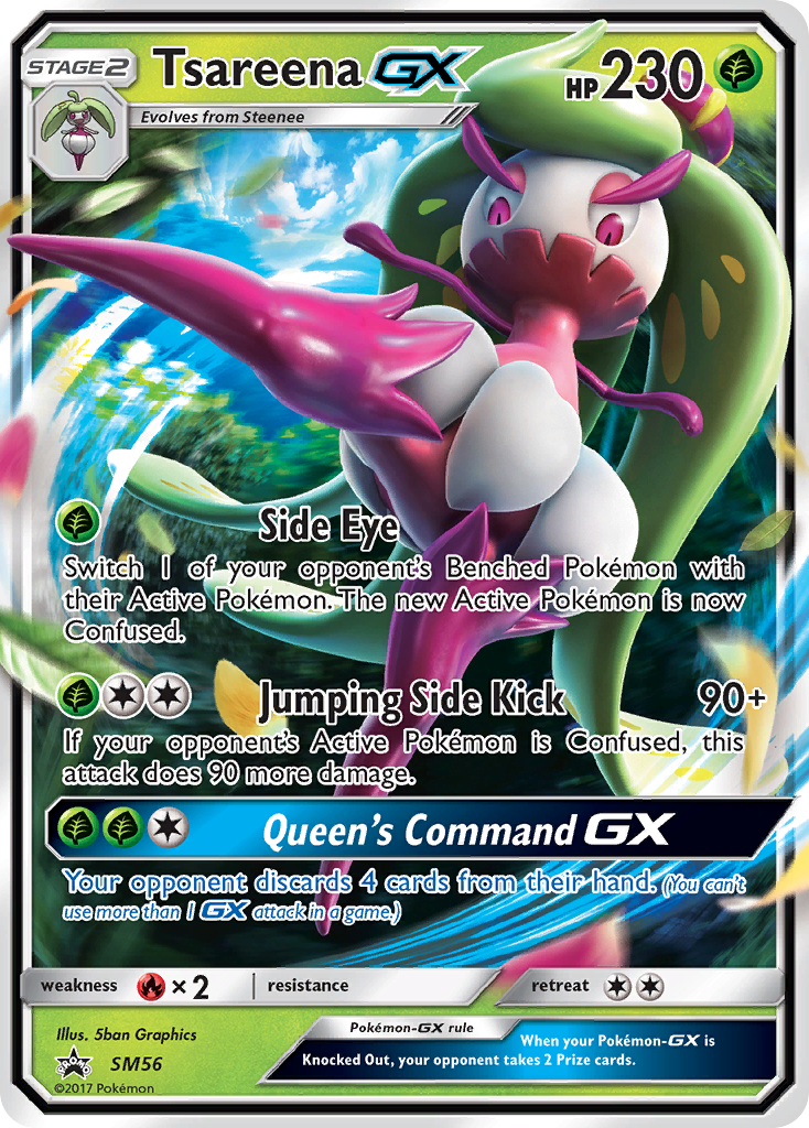 Tsareena GX - SM56/248 - SM Promos Holofoil