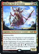 Klothys, God of Destiny (PRE-220) - Theros Beyond Death Promos: (enchantment) Foil