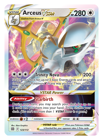 Arceus VSTAR - 123/172 - Jumbo Cards Holofoil