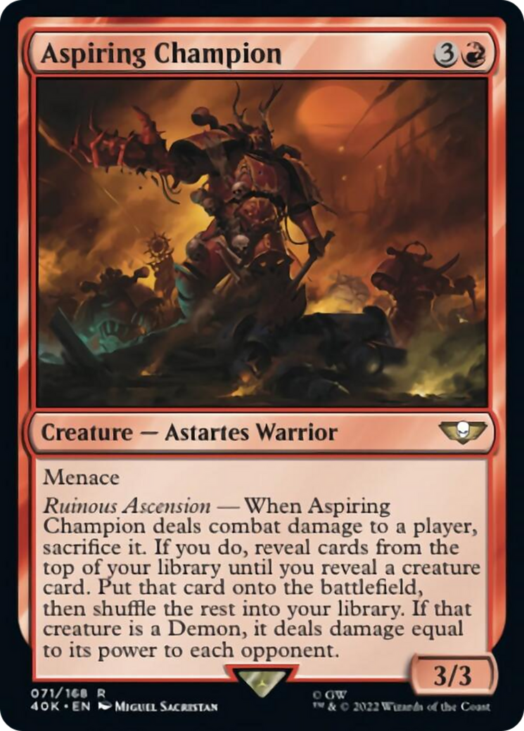 Aspiring Champion (40K-071) - Warhammer 40,000 Commander