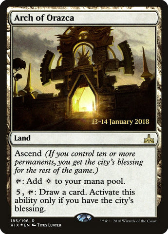 Arch of Orazca (PRE-185) - Rivals of Ixalan Promos Foil